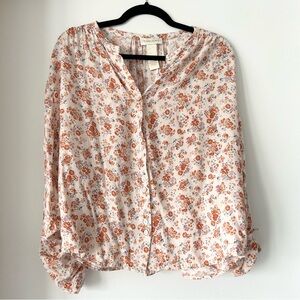 Cynthia Rowley Floral Blouse